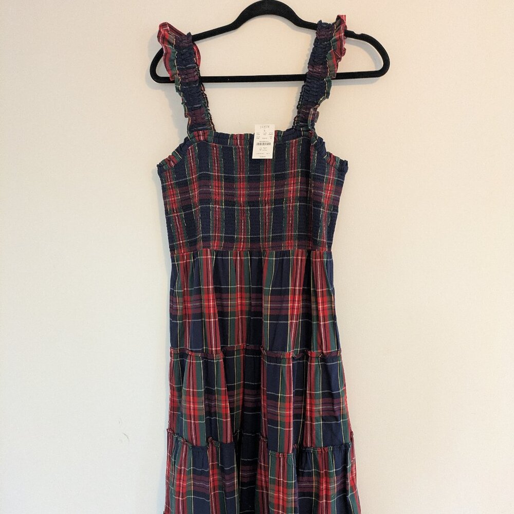 J.Crew medium Holiday nap dress, new with tags